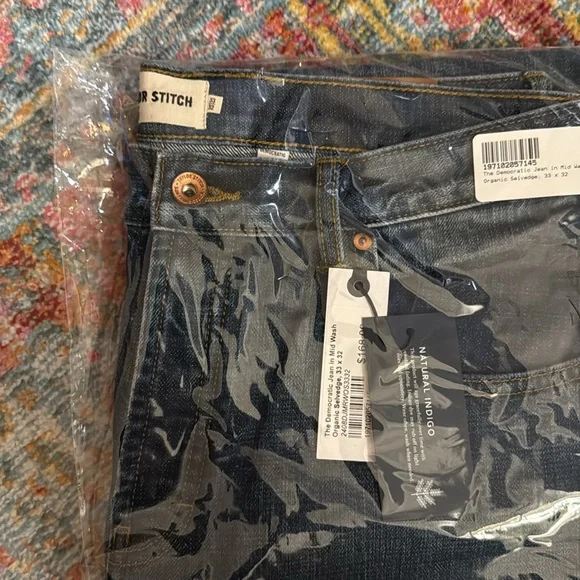 NWT Taylor Stitch The Democratic Jean
in Mid Wash Organic Selvedge - Picture 15 of 15